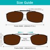 LUR Easy clip Spring Polarized Clip On Sunglasses