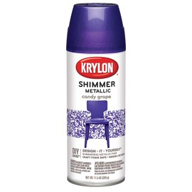Krylon K03928000 Candy Grape Shimmer Metallic Paint, 11.5 ounces