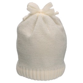 Sterntaler Girls Knitted Hat Glitter Effect Hat, ecru
