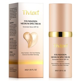 Foundation Color Changing - Foundation 4 in 1 Medium/Light Spectrum With SPF 50 | All-Day Makeup Hold & Makeup Nude & Waterproof | Hydrating Foundations Full Coverage Suitable For Dry&Oily Skin Types