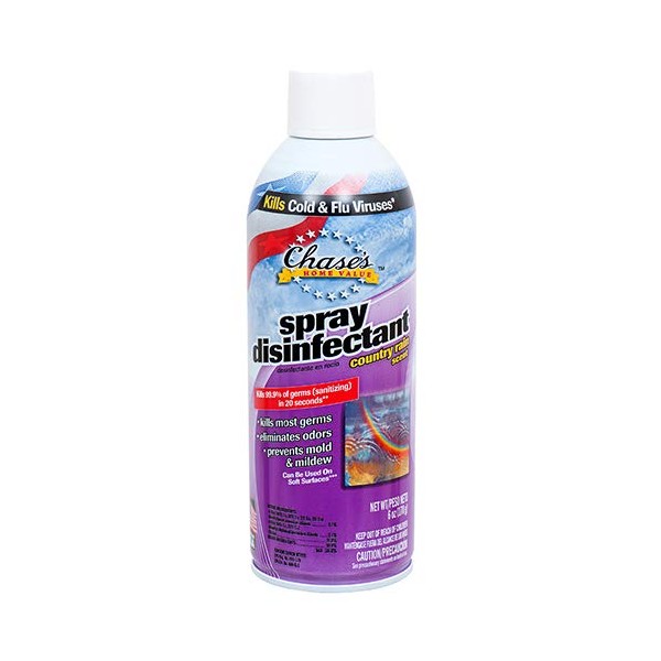 New 362212 Chase Disinfectant Spray 6 Oz Country Rain (12-Pack) Laundry Detergent Cheap Wholesale Discount Bulk Cleaning Laundry Detergent Boys