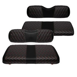 SHUNCHENXIANG 4PCS Golf Cart Diamond Seat Covers for EZGO TXT 1994-2013
