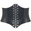 HANERDUN Women's Elastic Corset, Lacing Belt, Retro Belt, Tied Waspie