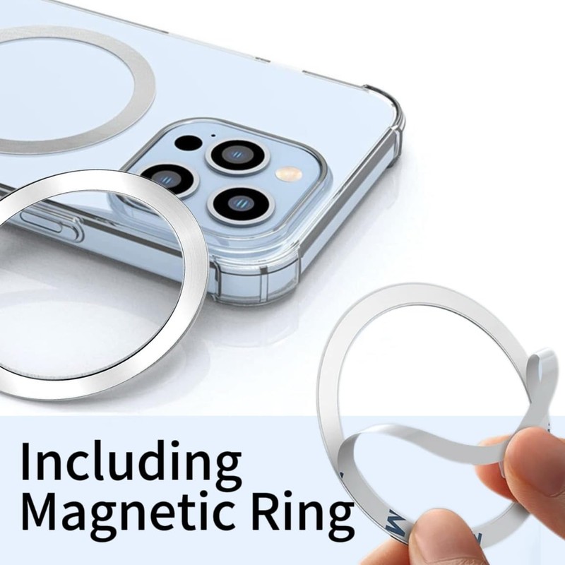 Cute Flower Series Collapsible Design Phone Grip (Magnetic, Pink)