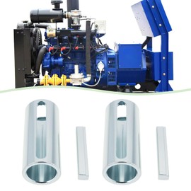 LT Easiyl 2pcs 3/4" to 1" Inch Gas Engine Pulley Crank Shaft Sleeve Adapter Pulley Bore Reducer Bushing Sheave with Step Key Compatible with Predator Closed