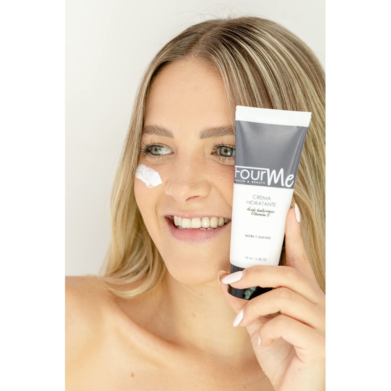 Crema Hidratante Fourme ácido hialurónico Vitamina E nutre y suaviza