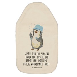 Mr. & Mrs. Panda Hot Water Bottle Penguin Showers Gift Children's Hot Water Bottle Shower Hot Water Bottle Cover Happy Bathing Hot Water Bottle