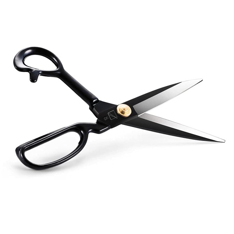 JINJIAN Fabric Scissors 22.5 cm Tailor Scissors Carbon Steel Sewing