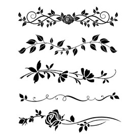 Stamperia Stencil Flower Tendrils 20 x 25 cm 3D Reusable