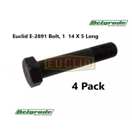 Euclid E-2891 Bolt, 1  14 X 5 Long (4 Pack)