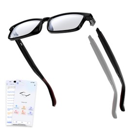 Emerhome Gen3 Smart Translation Glasses – Bluetooth Glasses with Dual Temples (Bluetooth+Standard), Real-Time AI Interpreter, Touch Control, Voice Assistant – Lightweight for Travel, Work, Business