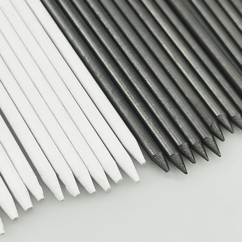 Pack of 40 Pencil Leads for Carpenter's Pencil, 2.8 mm