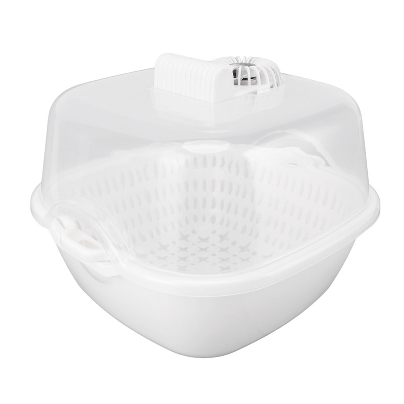 Household Defrosting Box Large Capacity Double Layer Drain Timing USB