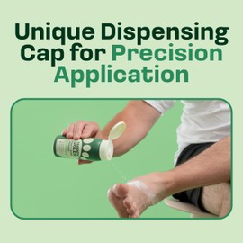 HAPPY SOLES Shoe Deodorizer & Foot Powder - Ultimate Foot Powder for Smelly Feet & Odor Control - Sweat-Absorbing & Long-Lasting Freshness - Ideal for Sweaty Feet & Unpleasant Shoe Smell (Lemongrass)