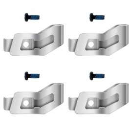 EAGLEGGO Belt Clip for Stubby 3/8" Impact Wrench Belt Clip Hook Kit Assembly, 4 Pack, Stainless Steel