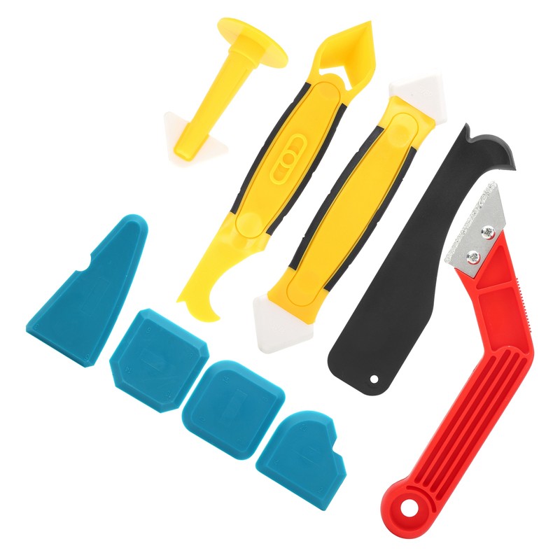 9pc set Caulking Finisher Tool Multi Functional Silicone Sealant Spatula
