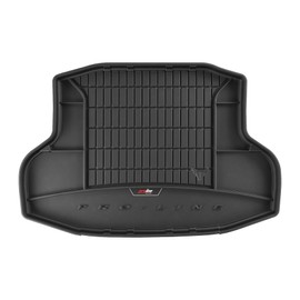 FROGUM ProLine 3D Gummimatte Exklusive Auto Kofferraummatte Kofferraumwanne mit Logo für Honda Civic X 2015-2021 | Bequemer Organiser | Die höchsten Kanten | Elegantes Design