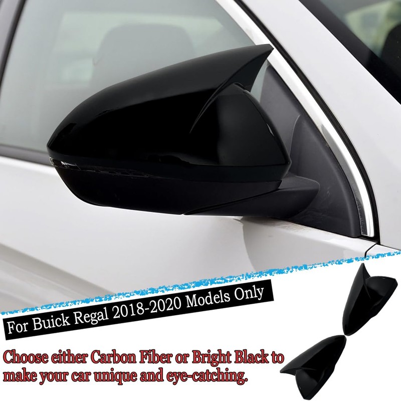 Rear View Mirror Cover, for Buick Regal 2017 2018 2019