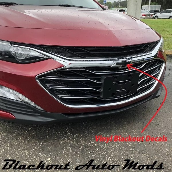 Blackout Auto Mods 2024-2025 Chevy Malibu Gloss Black Emblem Blackout
