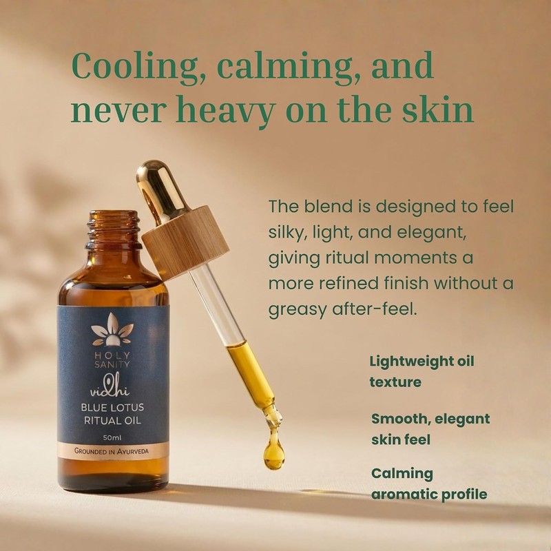Holy Sanity Vidhi Blue Lotus Ritual Oil 15ML