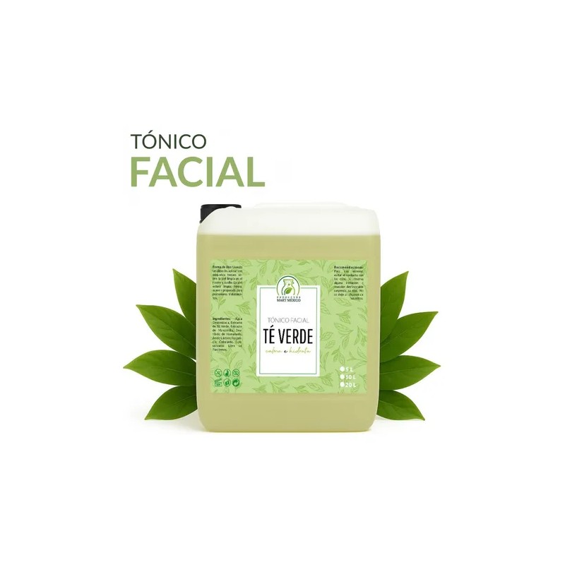 Tónico Facial De Té Verde (5 Litros)