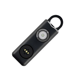 AIXXCUVQ Defense Alarm Keychains Type-C Charging Protection Loud Sound ABS Safety Keychain Defense Set Women Defense Keychains , Black