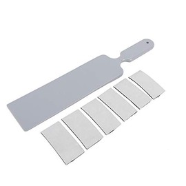 AuInLand Long Reach Handle Window Tint Squeegee Long Paddle Scraper Car Interior Windshield Wipers with 6 Extra Replacement Felts for Auto Film Install