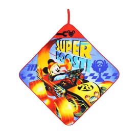 丸眞 ループ付きタオル ディズニー ミッキー 約33×33cm クールロードスター 抗菌防臭加工 男の子 ループタオル 幼稚園 保育園 女の子 ループタオル 幼稚園 保育園 2065016100