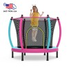 Zoshine Durable Safe Soft Indoor Baby Sensory Training Quiet Trampoline