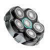 kensen Black Knights Skin Head Shaver, 99 Blades, Magnetic Blades,