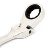 GEARWRENCH 19mm 90-Tooth 12 Point Stubby Flex Combination Ratcheting Wrench