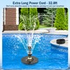 SZMP Upgraded Floating Pool Fountain, Pond Water Fountain with 2