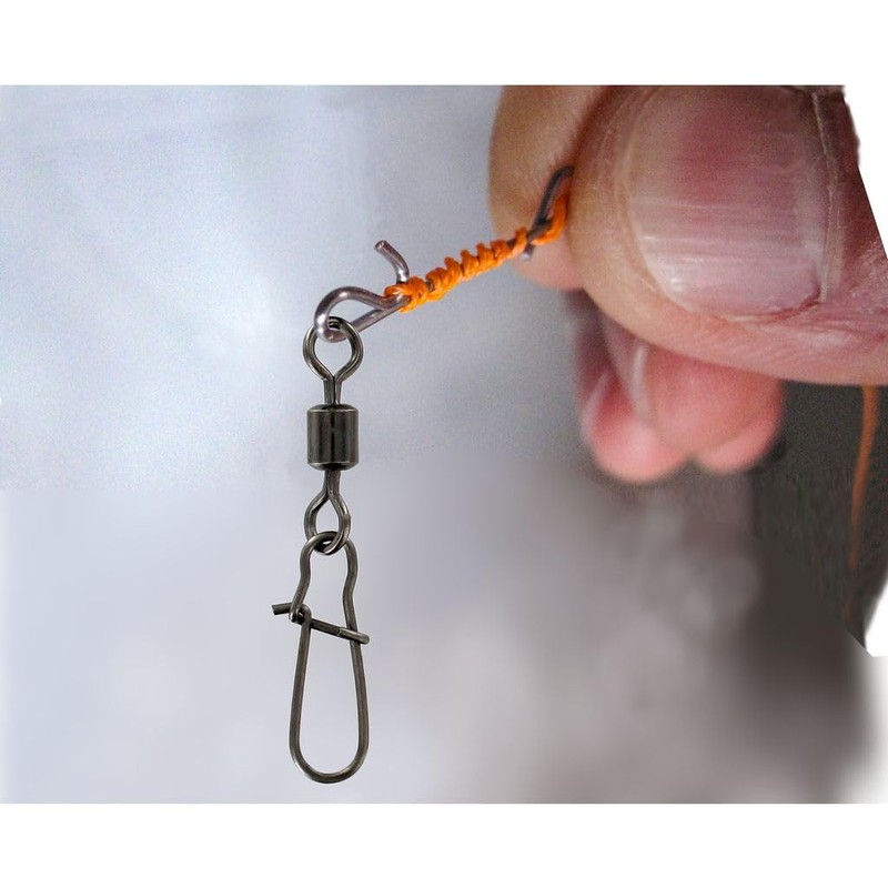 Jenzi Set: 2 Packs (10 Swivel Carabiner) Knotless Connector with