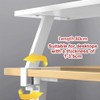 Clamp on Desk Shelf,Ergonomic Computer Monitor Riser Stand,Small Desk Extension