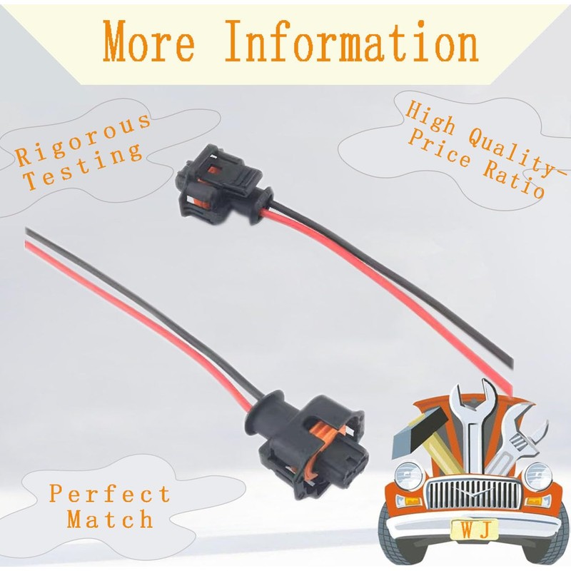 Pack of 1PCS Pressure Regulators Connector Plug Wire Harness Repair