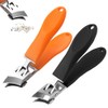 2PCS Anti-Splash Slanted Nail Clipper Set for Thick Nails