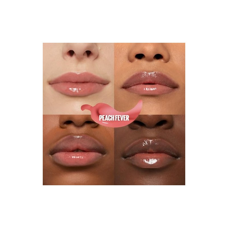 Maybelline Lifter Plump Brillo Labial Voluminizador, Maquillaje para Labios con
