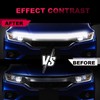 AHMURZOE 70Inch Car Hood LED Light Strip Dynamic Scan Start-up