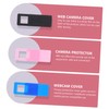 Tofficu 20Pcs Webcam Privacy Covers Sticky Slide for Laptop Phone