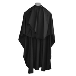 Hair Cutting Cape - Waterproof Salon Barber Cape Cloth Hairdressing Nylon Gown Unisex Black Haircut Apron for Hair Styling,Cutting and Coloring - 47 x 59 Inches