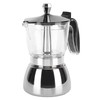 6 Cups Stainless Steel Coffee Pot Italian Octagonal Household Brewing