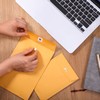 Zonon 100 Pieces 3 Sizes Clasp Envelopes Kraft Paper Catalog