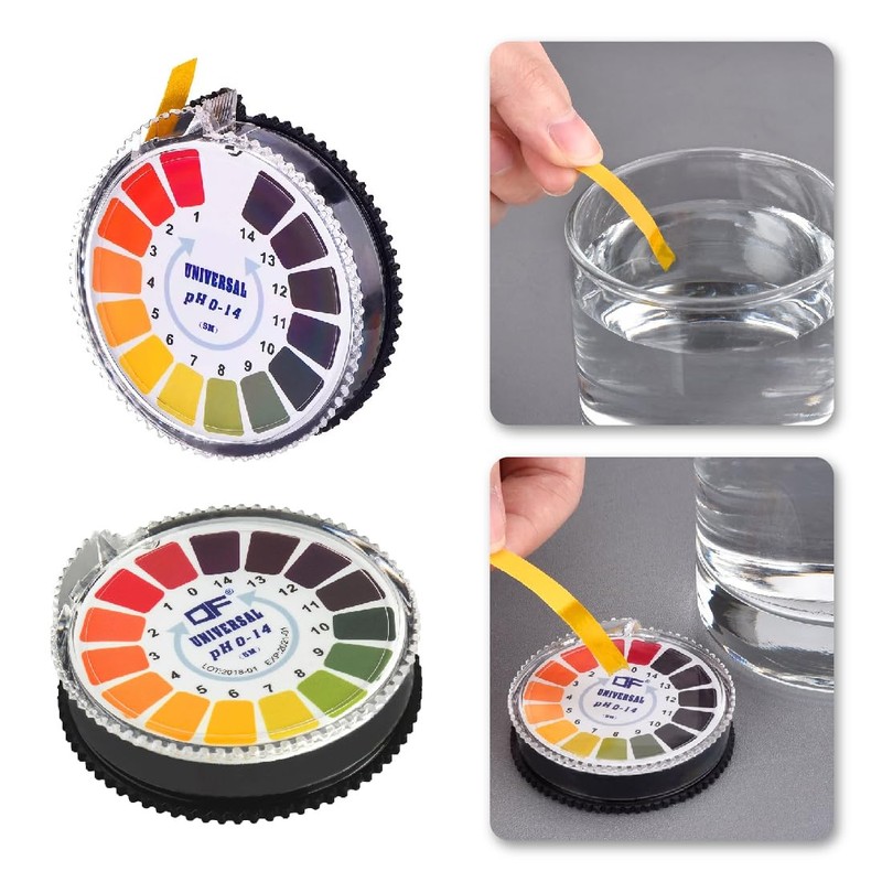 CRLLDPM 1 Roll PH Test Strips, Measuring Range 0-14, Litmus