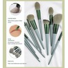 Professional Elli beauty Makeup Brush Set with Green Case, cosmetic