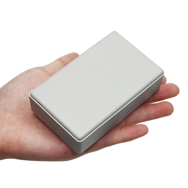 Heyiarbeit 1Pcs 3.94"x2.36"x0.98" ABS White Dustproof Electronic Junction Box Enclosure