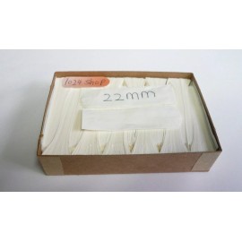 Unbranded 22 mm Skinny Vellum Glassine White Stamp Wax 600 Paper Bags (22mmx76mm)