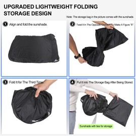 Front Windshield Sunshade for Land Rover Defender 2020-2025 Windshield Sun Shade Sun Visor UV Blocker Privacy Protector Custom Sunscreen Heatshield Keep Your Car Cooler Resilient & Expeditious (Grey)