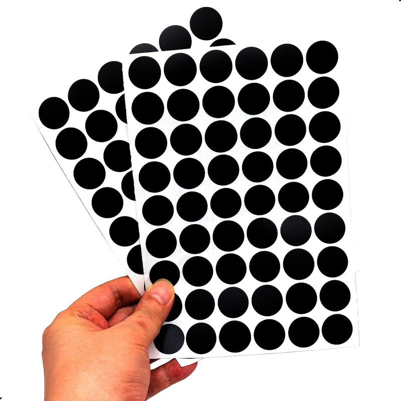 ZXUEZHENG Self-Adhesive Screw Hole Stickers,2-Table 54 in 1 Self-Adhesive Screw