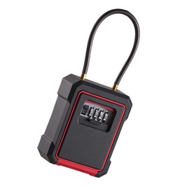 SHINEOFI 1Set Lock Box with Code Wall Mount Key Storage for Home Office Outdoors Resettable Combination Enhanced Security for Spare Keys Durable Practical Design