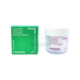 Innisfree Collagen Green Tea Ceramide Elasticity Barrier Cream 50mL / 이니스프리 콜라겐 그린티 세라마이드 탄력장벽 크림 50mL